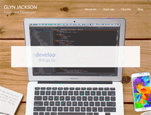 Tablet Screenshot of glynjackson.org